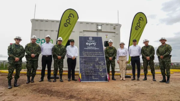 Así se ve el primer proyecto de energía solar fotovoltaica en la base militar de Tolemaida