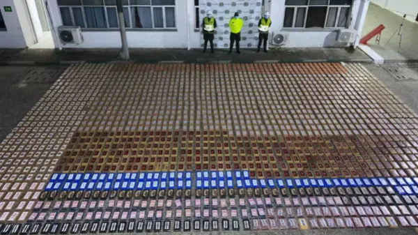 Colombia incauta enorme cargamento con cocaína que venía desde Uruguay: tenía a México como destino