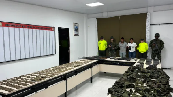 Capturaron a dos integrantes de las disidencias de las Farc en Nariño