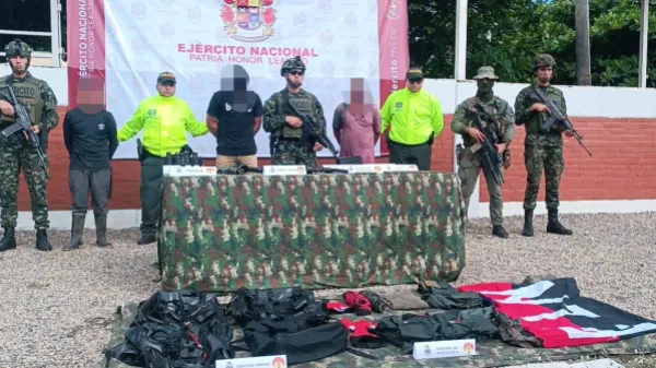 Combates en Lourdes, entre el Ejército y el ELN, dejan capturas y material de guerra incautado
