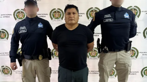 Capturan en Colombia a alias Cuchillo, peligroso delincuente buscado en Perú por asesinar a 13 mineros