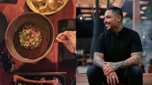 José Luis Hinostroza; alta cocina con calle y selva