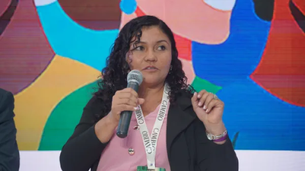 ‘Hasta el momento, la paz firmada en 2016 no se ha visto en nuestros territorios”: María Raquel Espinoza, lideresa social