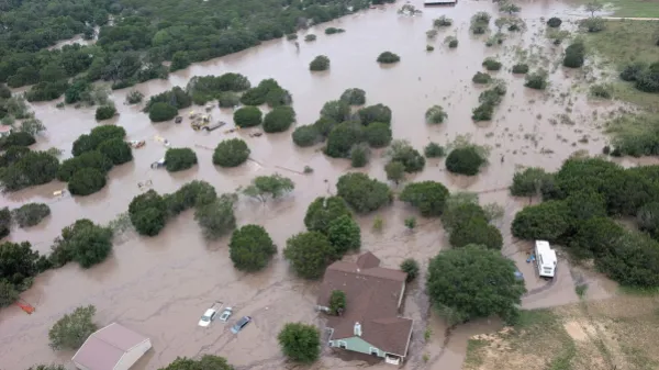 Fotos: las devastadoras imágenes que dejaron las inundaciones en Texas durante el fin de semana