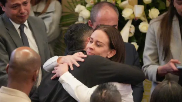 Habla María Claudia Tarazona desde el Congreso: "Rechazo cualquier acto de venganza por la muerte de Miguel"'