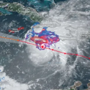 🔴 Huracán Beryl: Mapa en vivo del huracán hoy