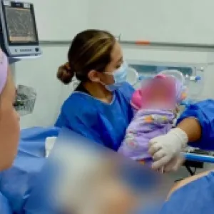 El hospital de Quimbaya celebra el primer nacimiento en nuevo pabellón maternoinfantil