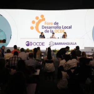 Con sabor local y muestras de su proceso, la OCDE destaca a Barranquilla como modelo de transformación