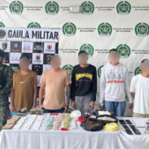 Golpe a la banda La Cordillera en Piedecuesta, Santander