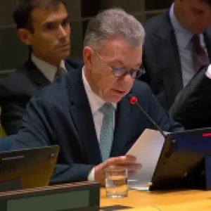 Juan Manuel Santos pide ante la ONU reconocer a Palestina y advierte sobre los riesgos de no buscar la paz