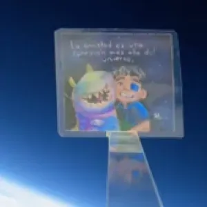 Un sueño que se elevó hasta el espacio: el dibujo de un niño colombiano que alcanzó la estratosfera