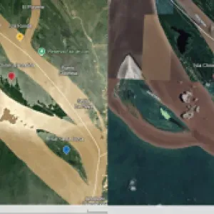 En imágenes satelitales: así se ha alejado el río Amazonas de Colombia en los últimos 40 años