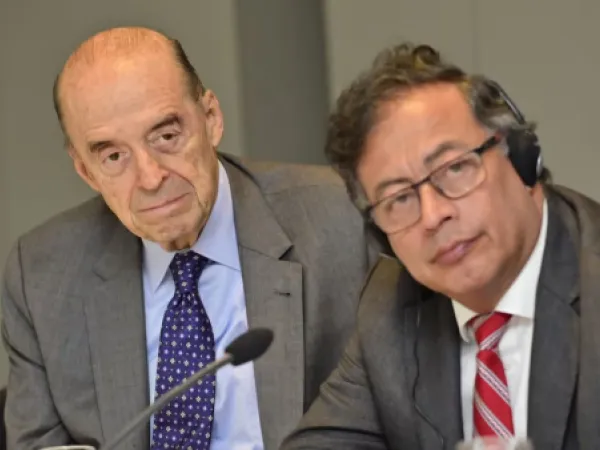 Alvaro Leyva y Gustavo Petro