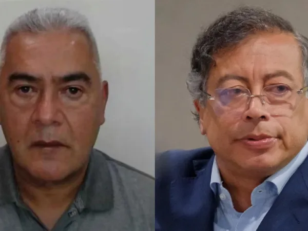 Papá Pitufo y Gustavo Petro