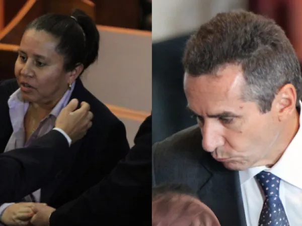 María del Pilar Hurtado, exdirectora del DAS, y Bernando Moreno exdirector del Dapre
