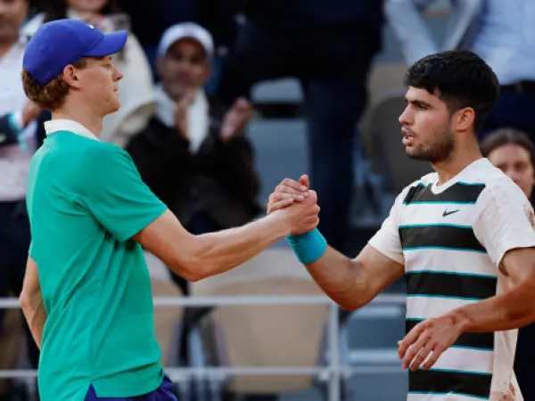 Alcaraz y Sinner en Roland Garros