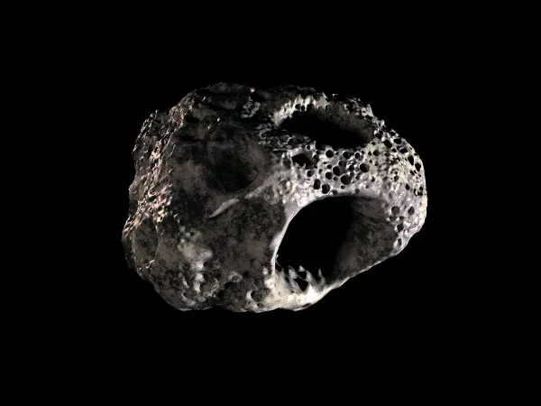 Imagen de asteroide