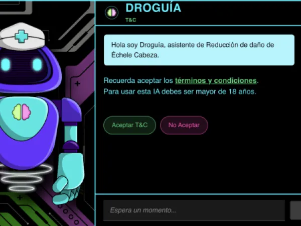 DroguIA: la IA para consumo responsable de Échele Cabeza 